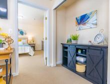 Eskaton Lodge Granite Bay apartment living hutch area