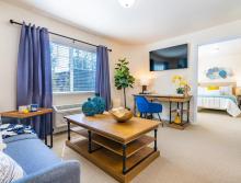 Eskaton Lodge Granite Bay apartment living room