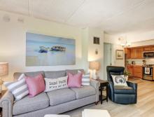 Living Room in  One Bedroom 