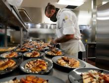 Chef-preparing-gourmet food