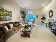 Patio home living room