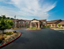 Village Placerville front entrance and circular driveway