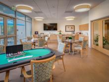The Trousdale activity and game room 