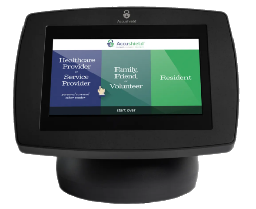 Accushield sign-in monitor