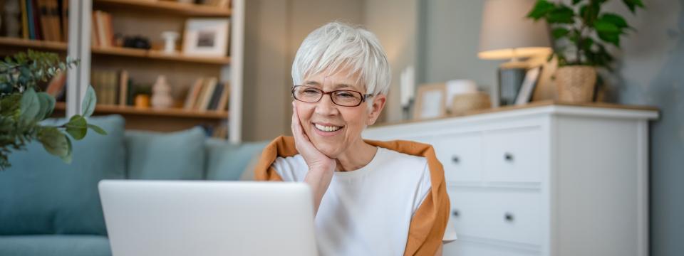 Woman at Computer