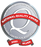 American Health Care Association Silver—Commitment to Quality Award logo