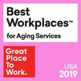 2019 Best Work Places for Aging Services award