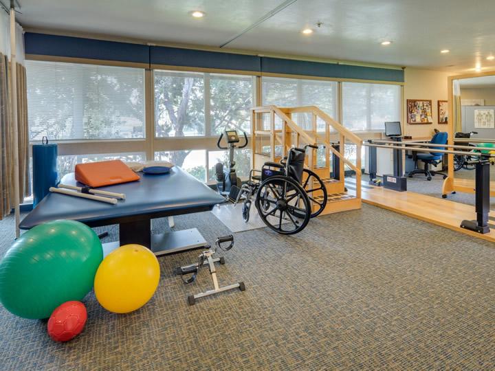 Rehabilitation Therapy room with rehab equipment