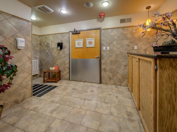 Resident shower room