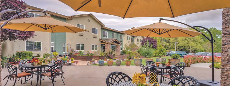 Gardening at Eskaton Granite Bay