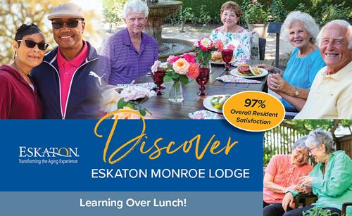 Learning over lunch at Eskaton Monroe Lodge