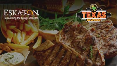 Eskaton and Texas Roadhouse BBQ event