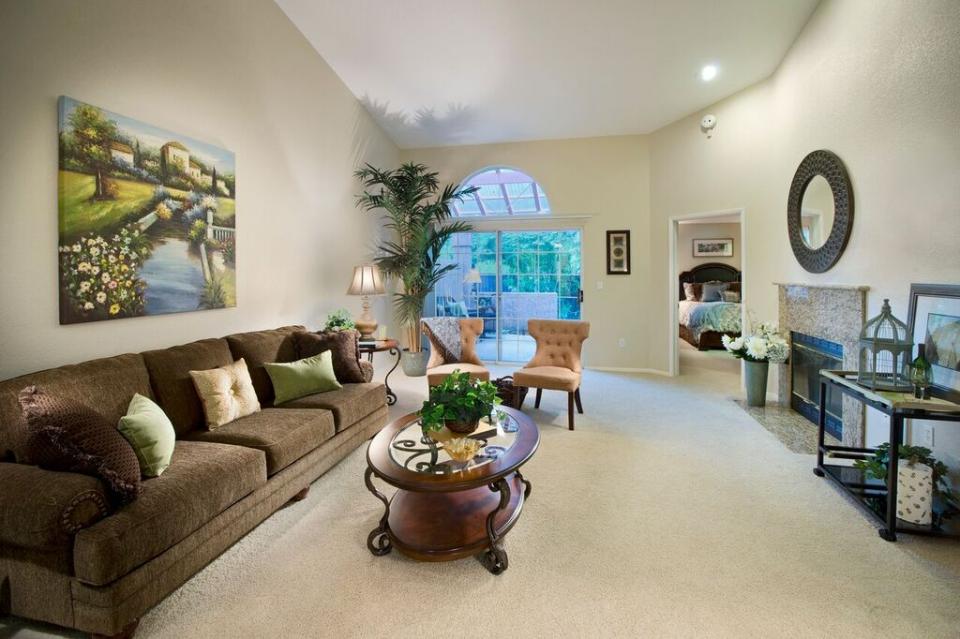 Patio home living room