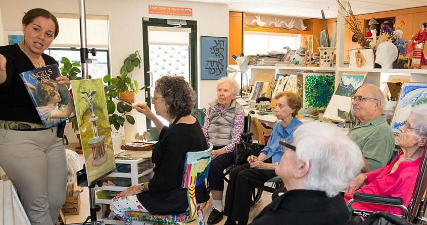 The Reutlinger Community's art class