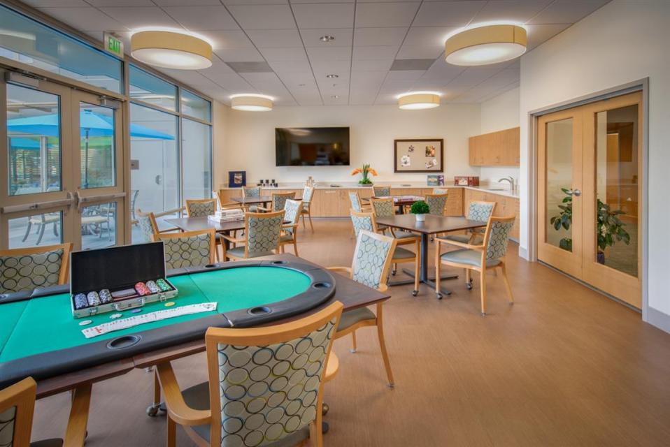 The Trousdale activity and game room 