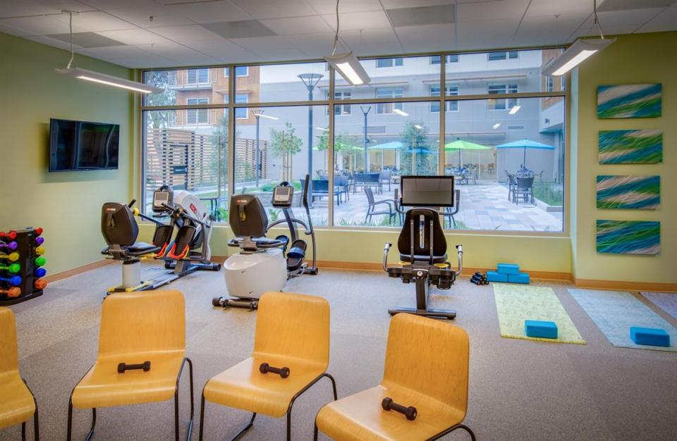 Community gym and exercising equipment