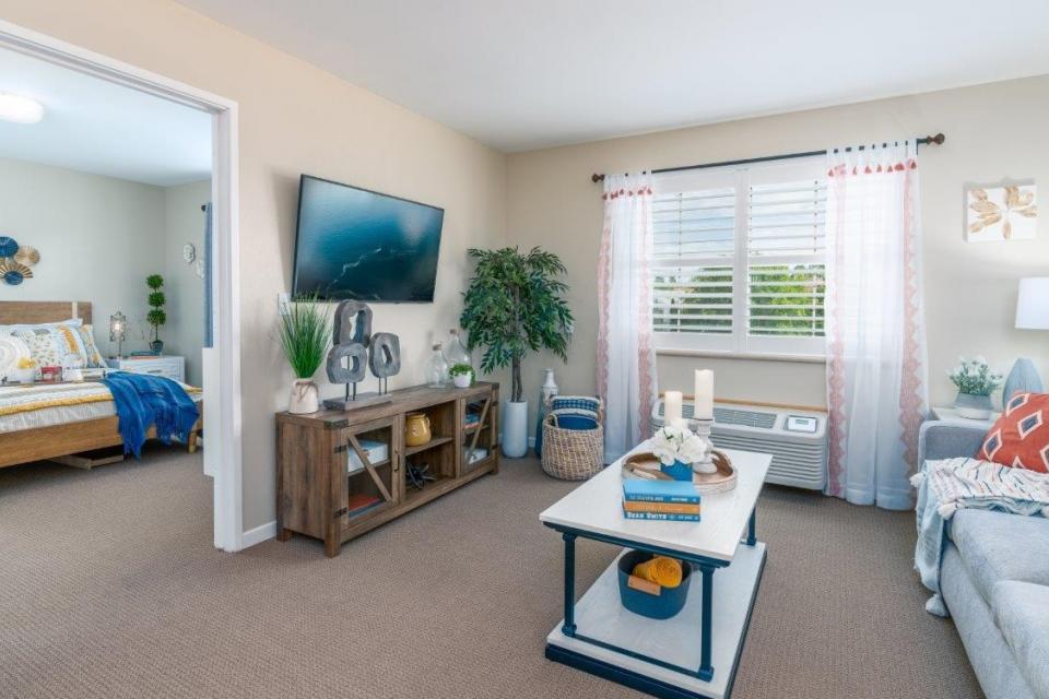 Living room and bedroom