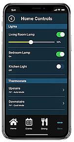 Eskaton Connect Home Controls Mobile