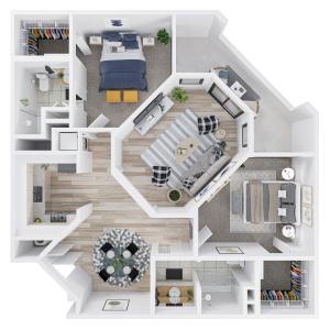 Buckeye 2 Bedrooms, 2 Bathrooms 1,024 sq. ft.