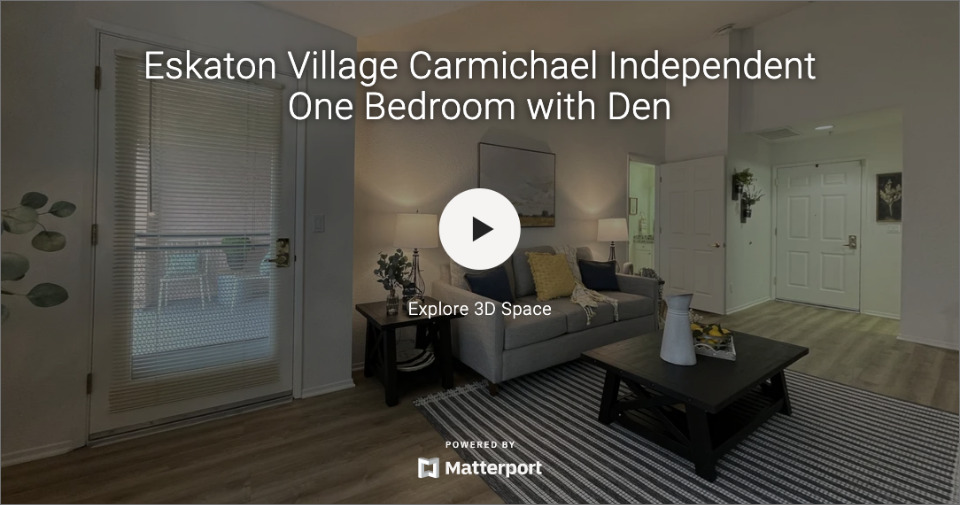 Eskaton Village Carmichael Independent One Bedroom with Den