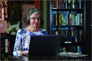 Woman at Computer 