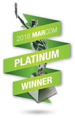 MarCom Platinum awards in the Non-Profit and PSA categories