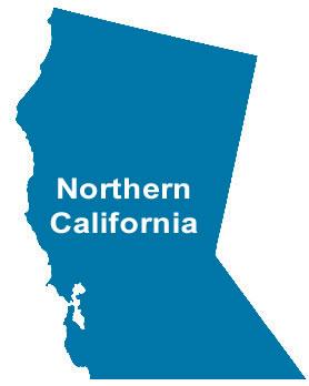 northern California map