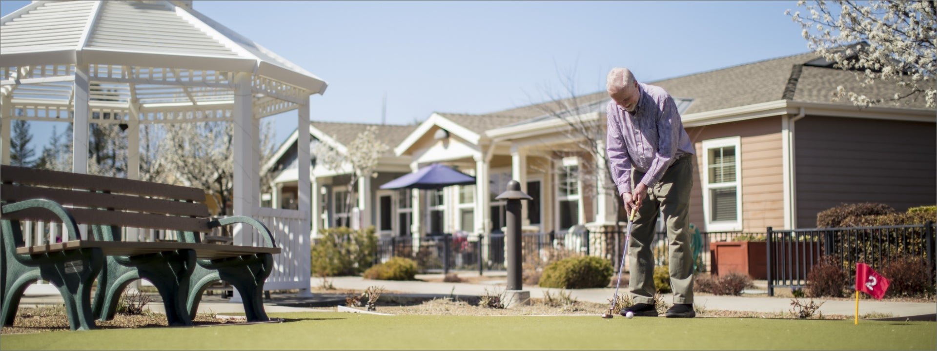 Golfing at Eskaton Village Placerville