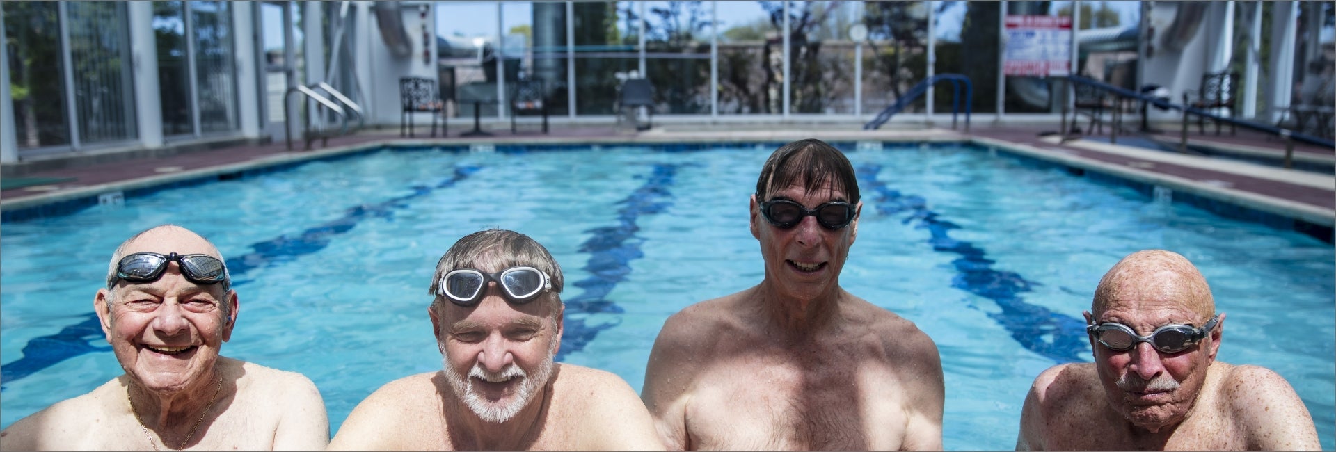 Residents in Pool