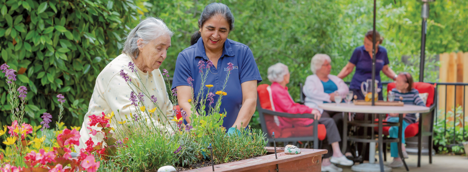Eskaton Cameron Resident Gardening