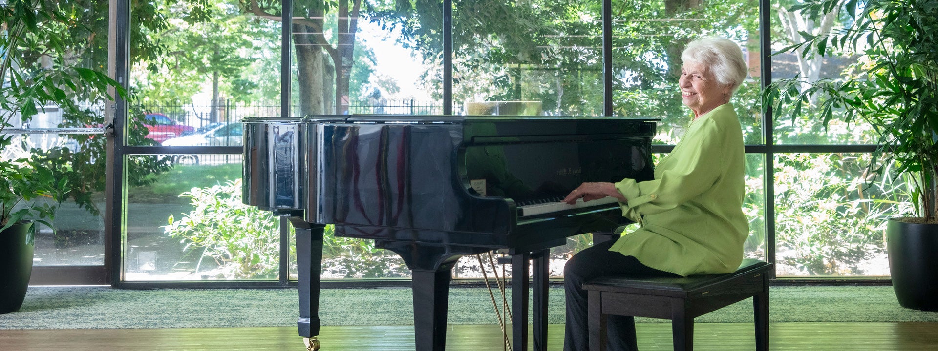 Land Park Woman Playing Piano